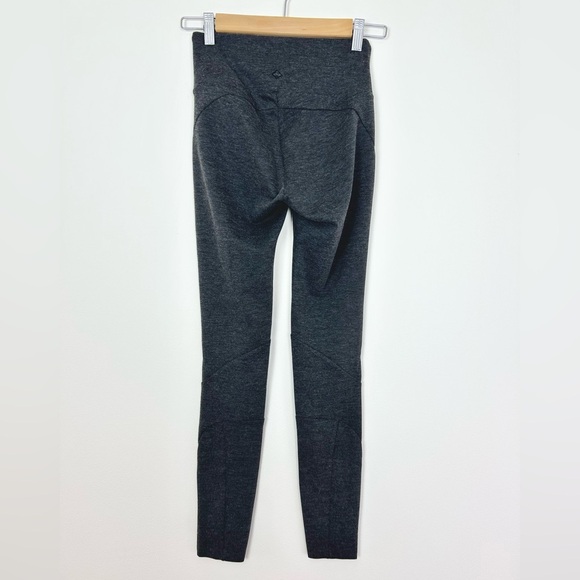 Prana Moto Legging - Dark‎ heathered Gray Stripe - Picture 3 of 6